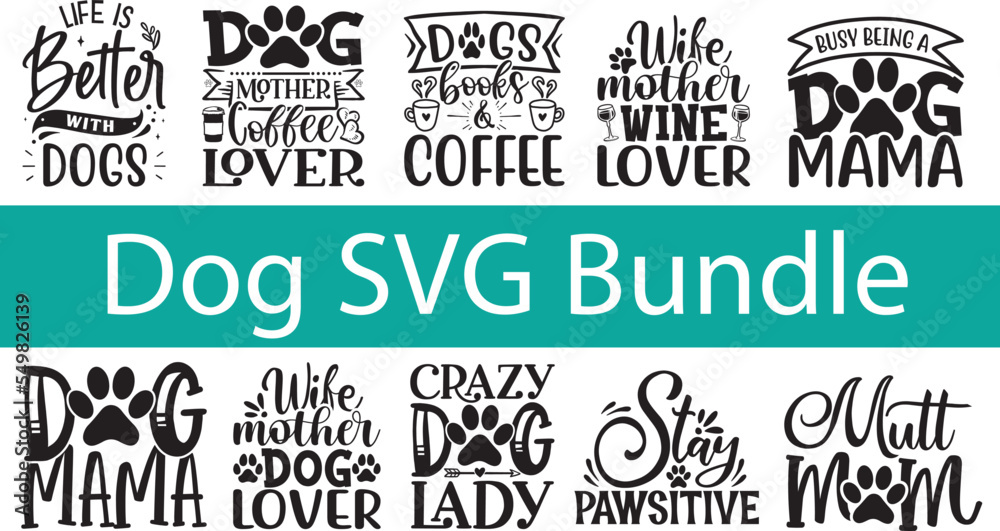 Dog SVG Bundle.