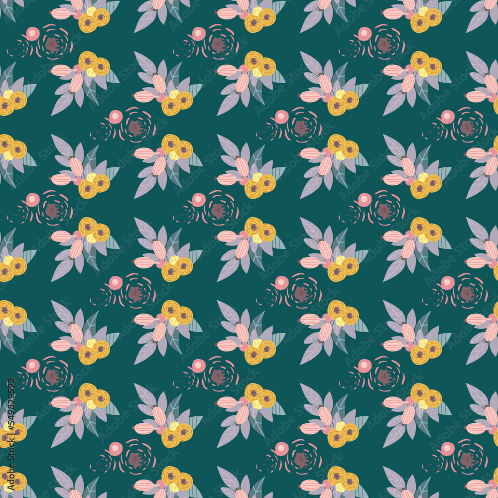 yellow and pink floral pattern with green background seamless repeat pattern yellow and pink floral pattern with green background seamless repeat pattern