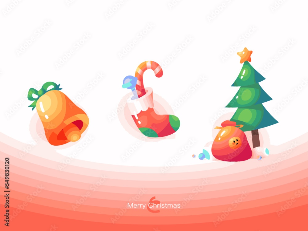 Christmas Icons stickers logo illustrations Christmas Icons stickers logo illustrations