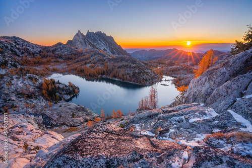 Sunrise in the Enchantments. 