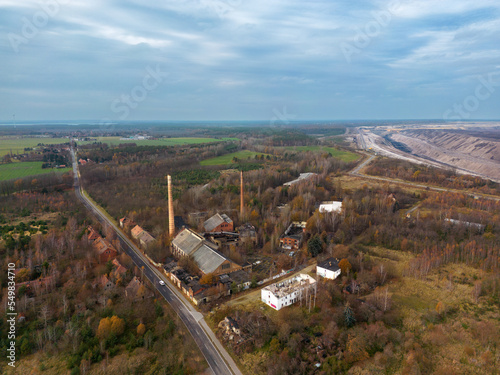 Haidemühl war eine Industriegemeinde rund zehn Kilometer westlich von Spremberg. Der Ort Haidemühl wurde zwischen 2004 und 2006 für den Braunkohletagebau Welzow-Süd devastiert. © Gilbert Gulben