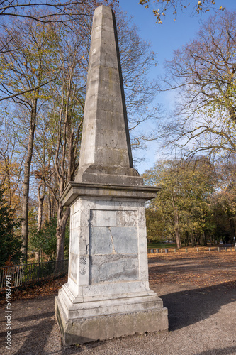 Aachen November 2022: the obelisk on the Lousberg