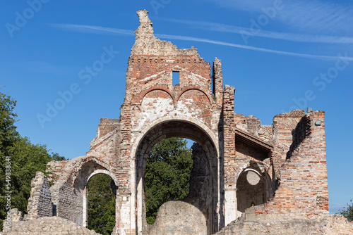 Ruins Of The Abbey Of Sant'Eustachio, Nervesa Della Battaglia, Italy