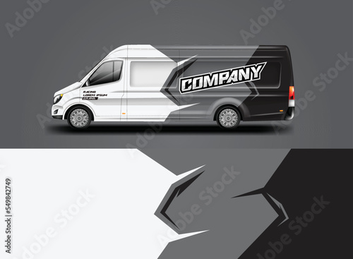 Van Wrap Livery design. Ready made printed wrap design for Van.