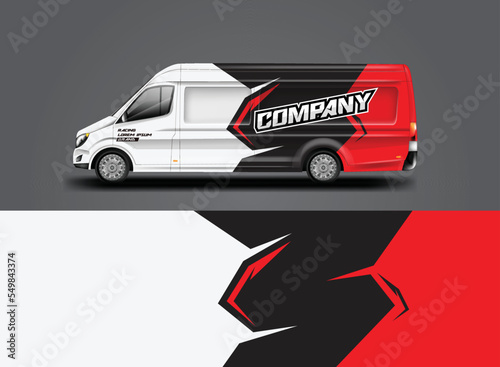 Van Wrap Livery design. Ready made printed wrap design for Van.