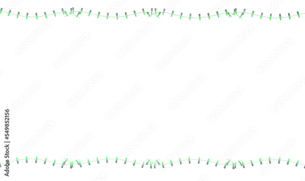 christmas lights frame