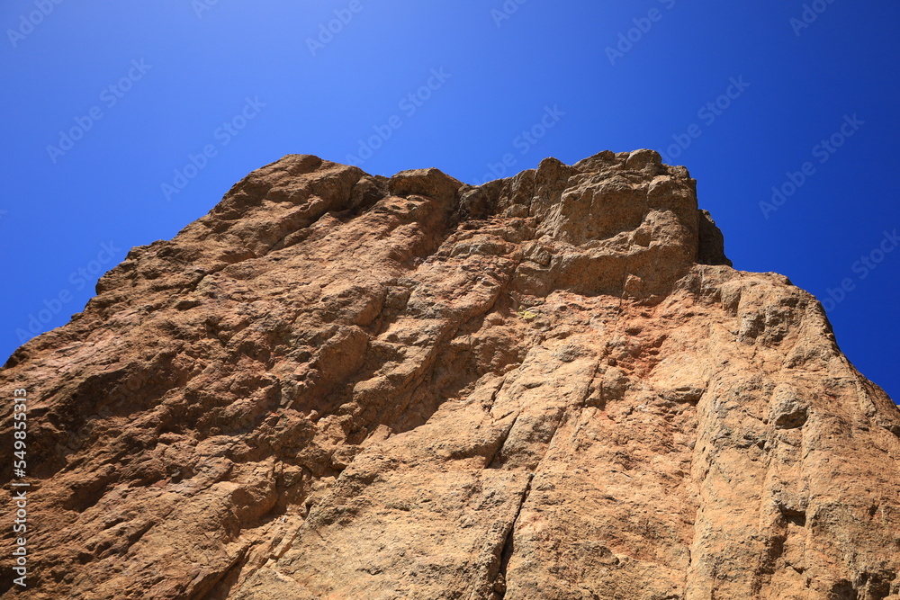 The Roque Nublo is a volcanic rock on the island of Gran Canaria, Canary Islands