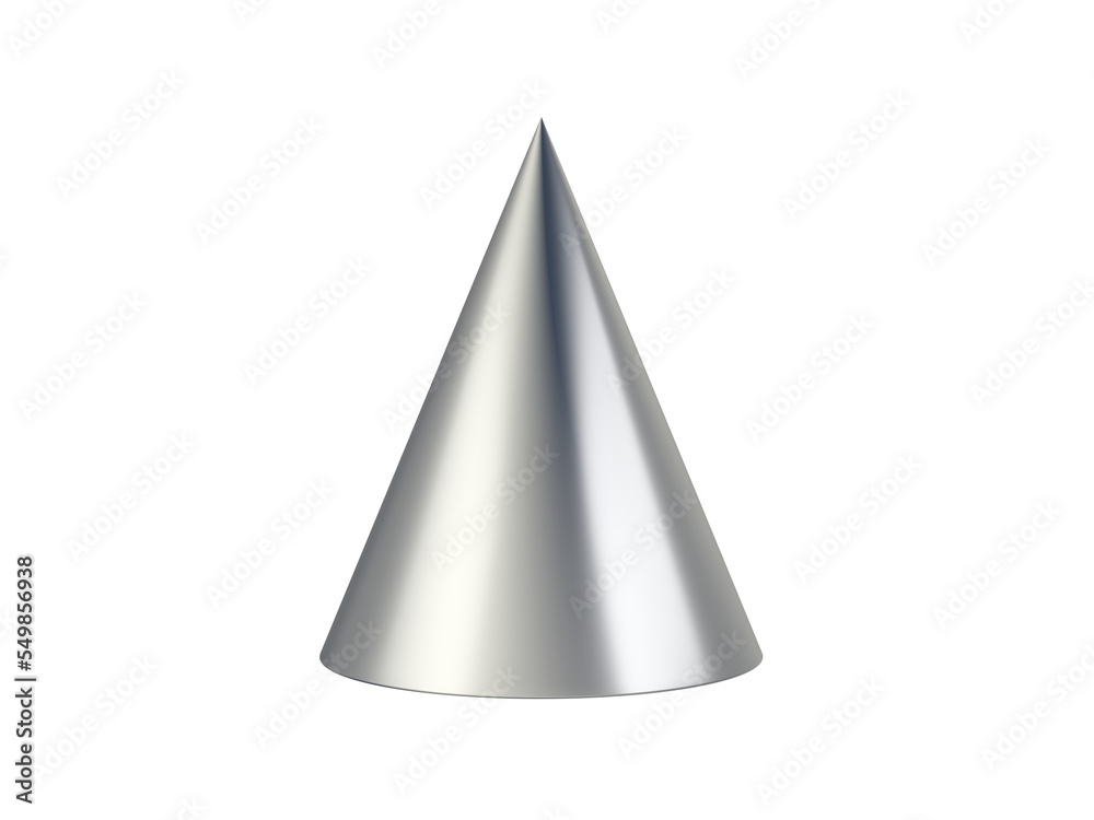 Cone. Transparent background. 3d illustration. Cone. Transparent background. 3d illustration.