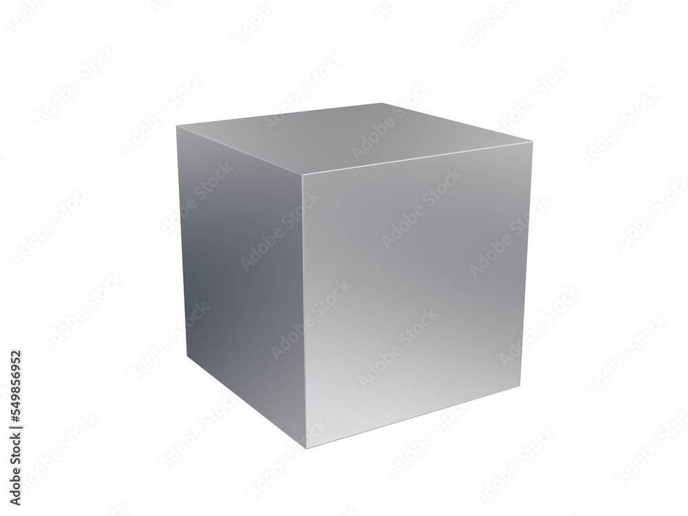 Cube. Transparent background. 3d illustration. Cube. Transparent background. 3d illustration.