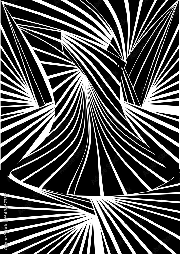 Black and white stripes are used as backgrounds in graphics. Black and white stripes are used as backgrounds in graphics.