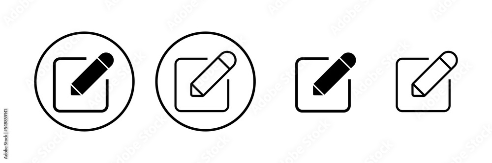 Edit icon vector illustration. edit document sign and symbol. edit text icon. pencil. sign up Edit icon vector illustration. edit document sign and symbol. edit text icon. pencil. sign up