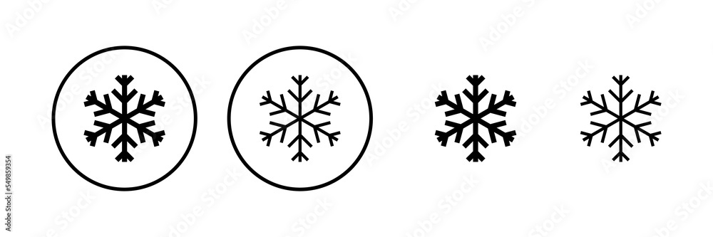 Snow icon vector illustration. snowflake sign and symbol Snow icon vector illustration. snowflake sign and symbol