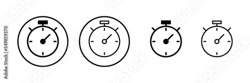 stopwatch icon vector illustration. Timer sign and symbol. Countdown icon. Period of time