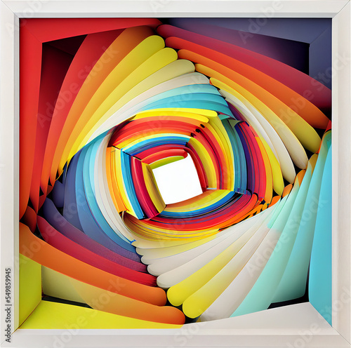 Abstract geometric image in...