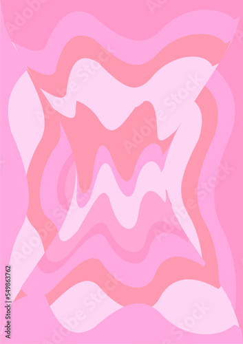 The background image is in pink tones, using shapes to arrange. Composition with gradation used for graphics © vichian