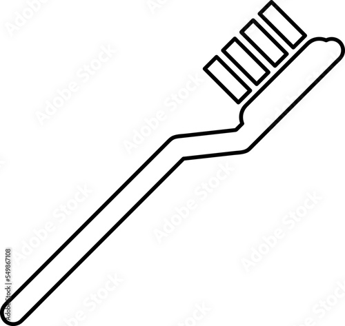 toot brush icon vector symbol template on white background