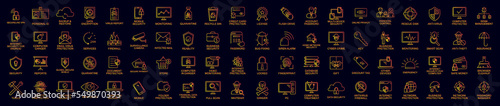 Security nolan icons collection vector illustration design