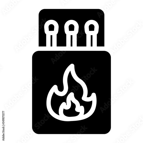matches glyph icon