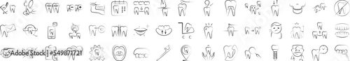 Dentist icons collection vector illustration design