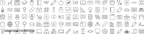 Education icons collection vector illustration design