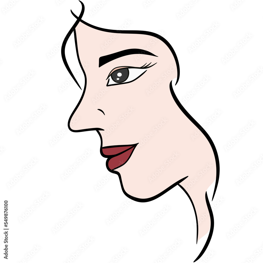 Woman Face Illustration Woman Face Illustration