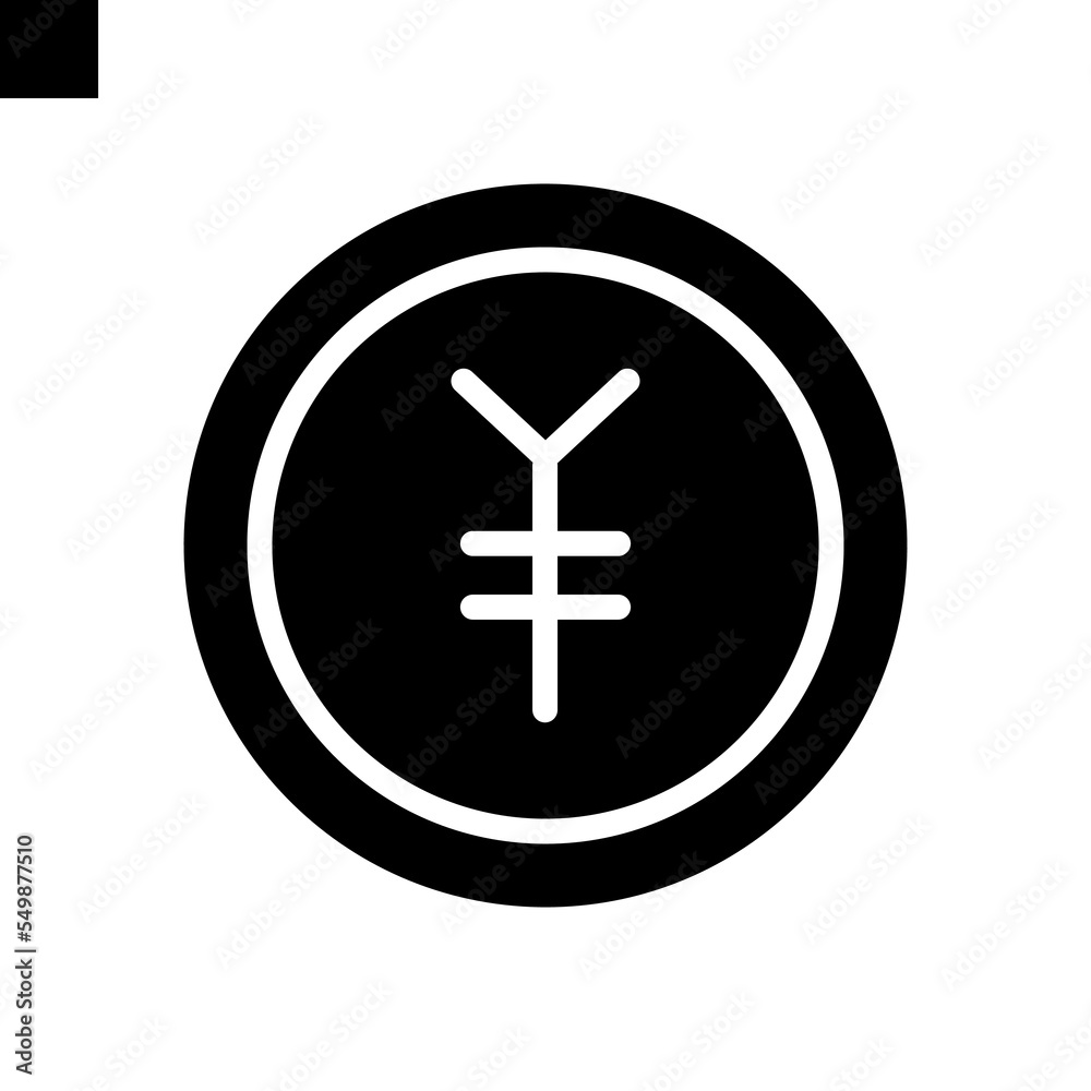 yuan icon vector yuan icon vector