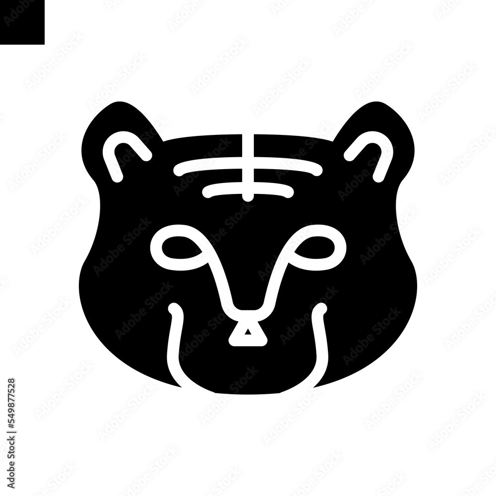 tiger icon vector tiger icon vector