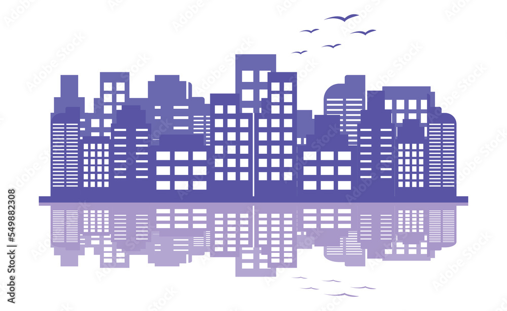 city ​​shape illustration vector design