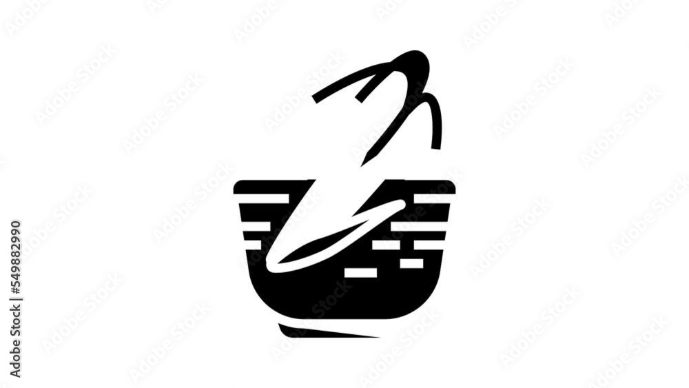bran oil rice glyph icon animation bran oil rice glyph icon animation