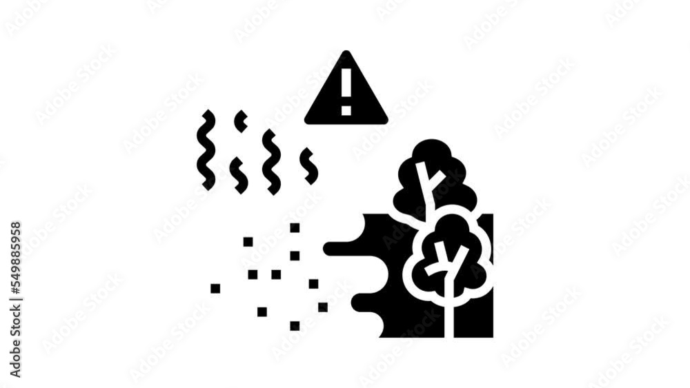desertification climate glyph icon animation desertification climate glyph icon animation