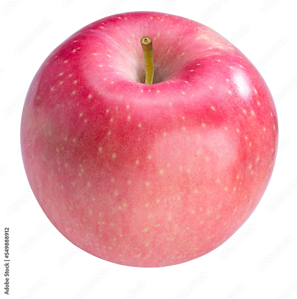 Pink Apple on white background, Fresh Pink Apple with leaf on white background PNG File. Pink Apple on white background, Fresh Pink Apple with leaf on white background PNG File.