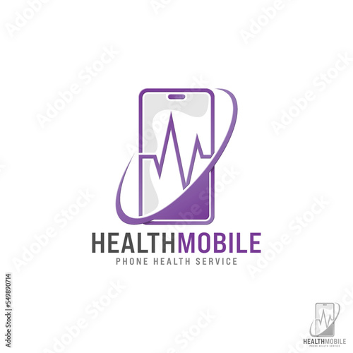 Health Mobile Phone Repair and Service Logo Template