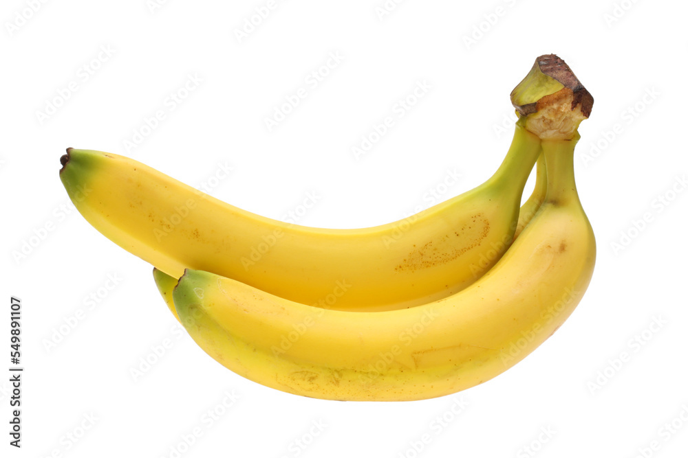 bananas isolated on white