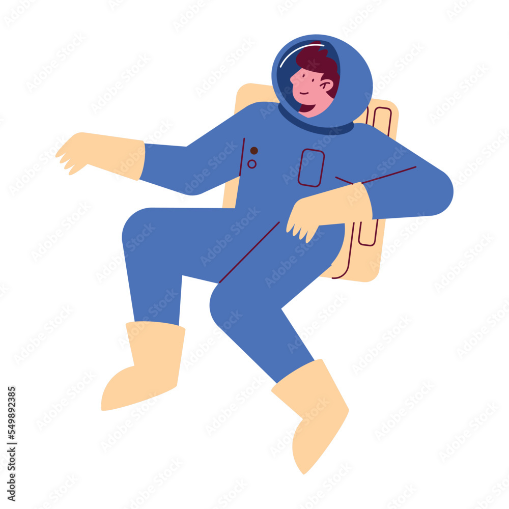 astronaut floating with blue suit astronaut floating with blue suit