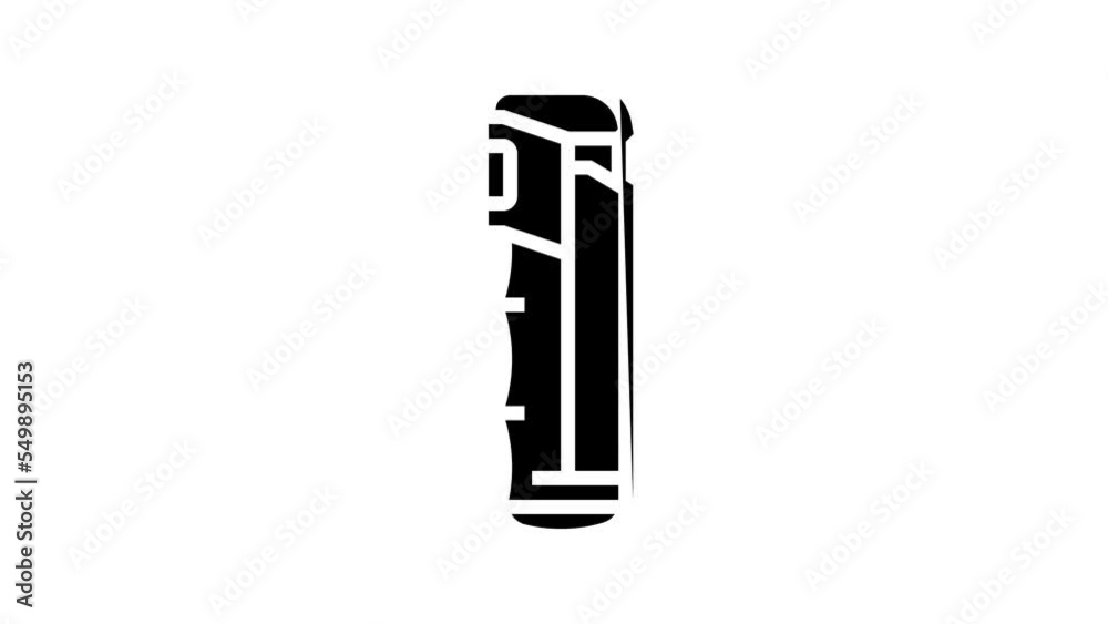 spray pepper line icon animation spray pepper line icon animation