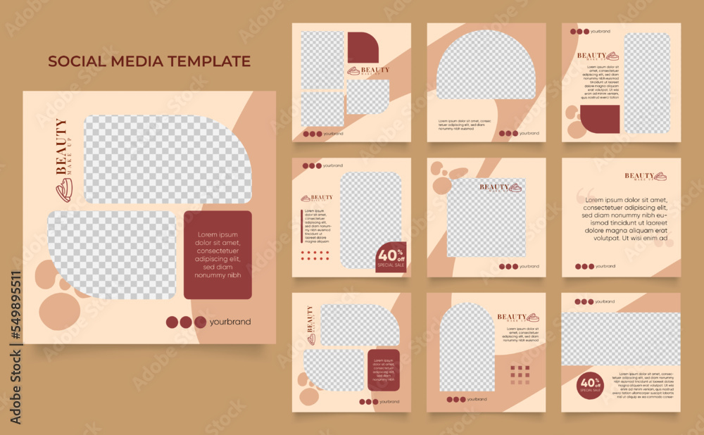 social media template banner blog beauty and fashion sale promotion. fully editable instagram and facebook square post frame puzzle organic sale poster. social media template banner blog beauty and fashion sale promotion. fully editable instagram and facebook square post frame puzzle organic sale poster.