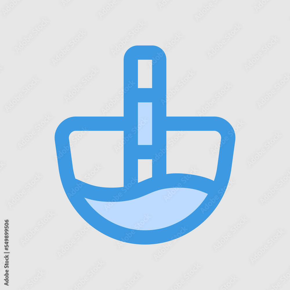 Litmus icon in blue style about laboratory, use for website mobile app presentation Litmus icon in blue style about laboratory, use for website mobile app presentation