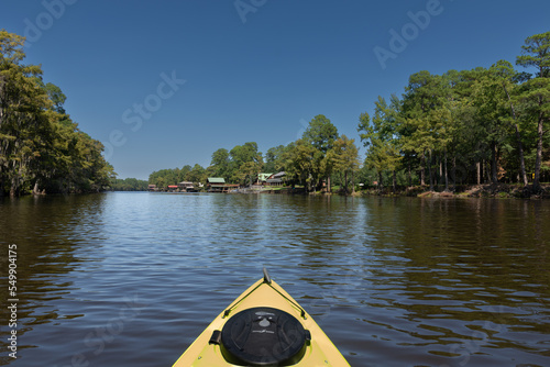 Kayaking on Big Bajou at Caddo Lake State Park Texas