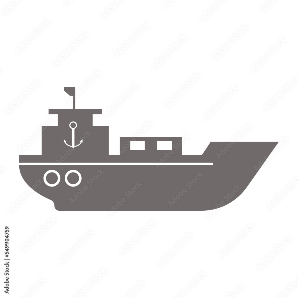 Obraz premium ship vector element