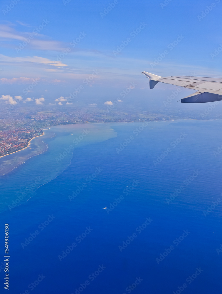 Fototapeta premium aerial view of the island