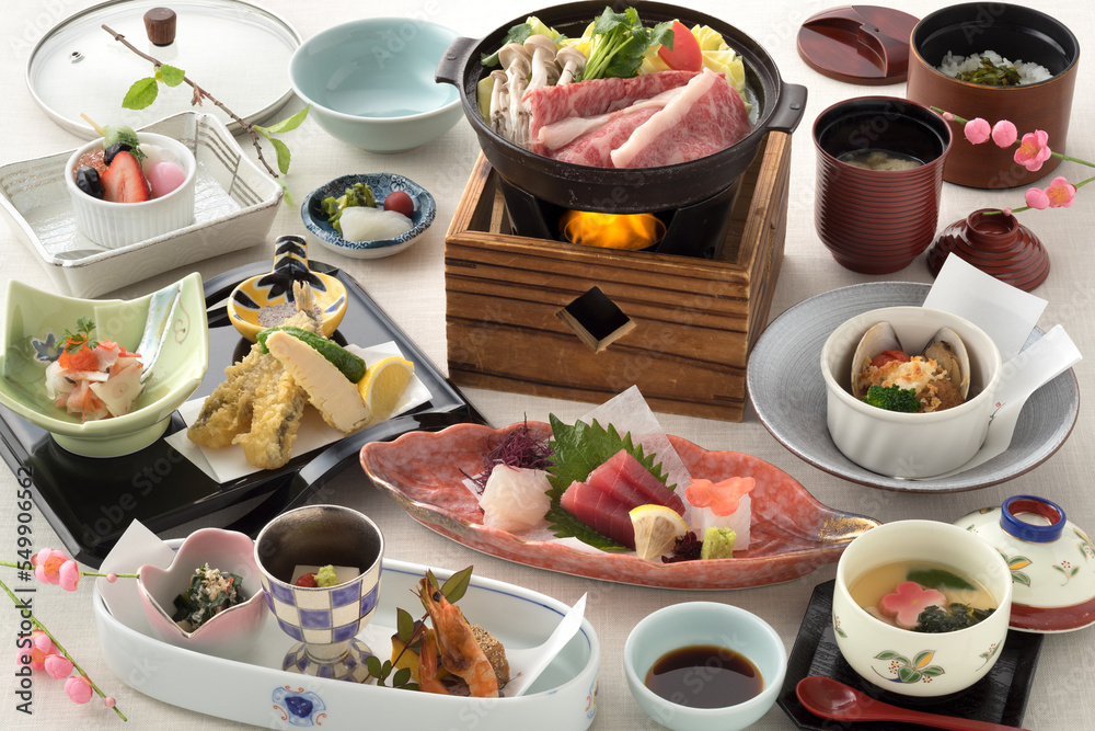 和食・豪華な会席料理・日本料理 和食・豪華な会席料理・日本料理