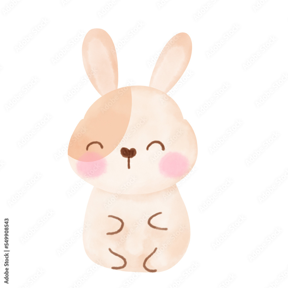 easter bunny isolated on white easter bunny isolated on white