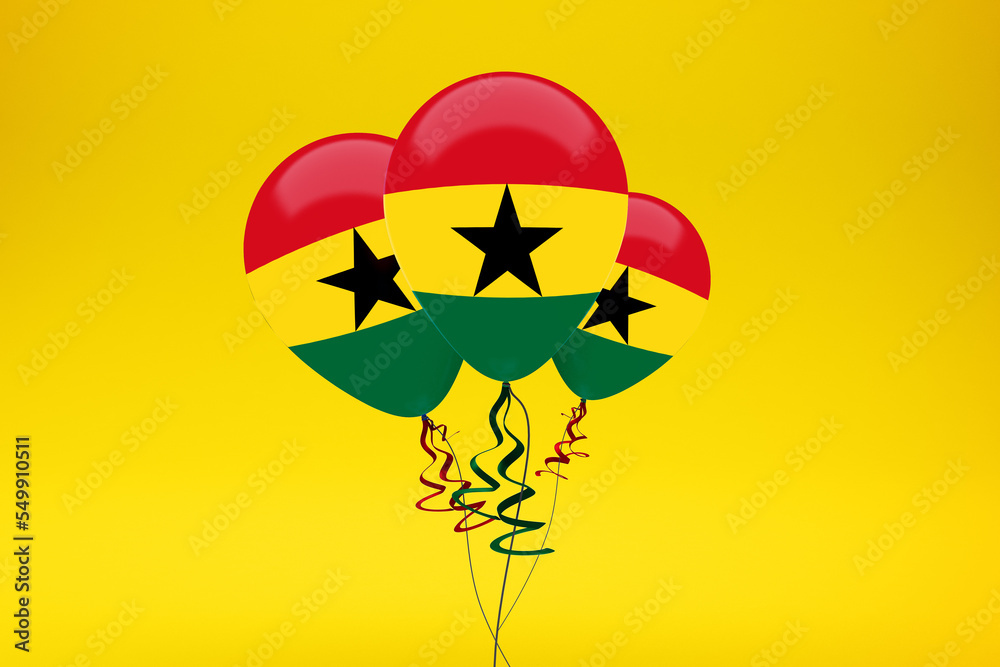 Ghana Balloon Flag