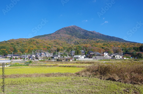 秋の筑波山