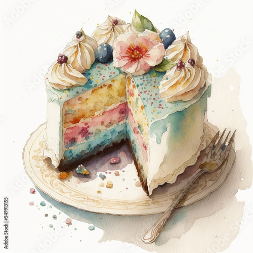 Torte, made by AI, künstliche Intelligenz