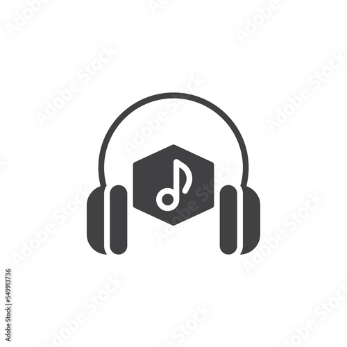 NFT music vector icon