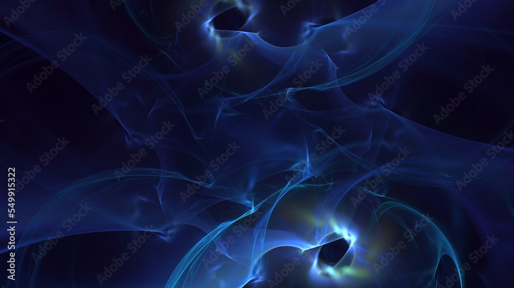 Obraz premium 3D rendering abstract multicolor fractal light background