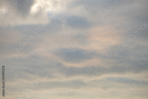 Fototapeta Naklejka Na Ścianę i Meble -  Over the Clouds. Fantastic background with clouds. The sky with clouds for the background