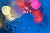 Abstract colored background from circles and lines 
