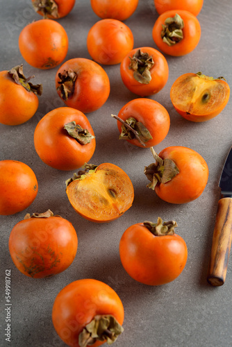 Caucasian fruit persimmon